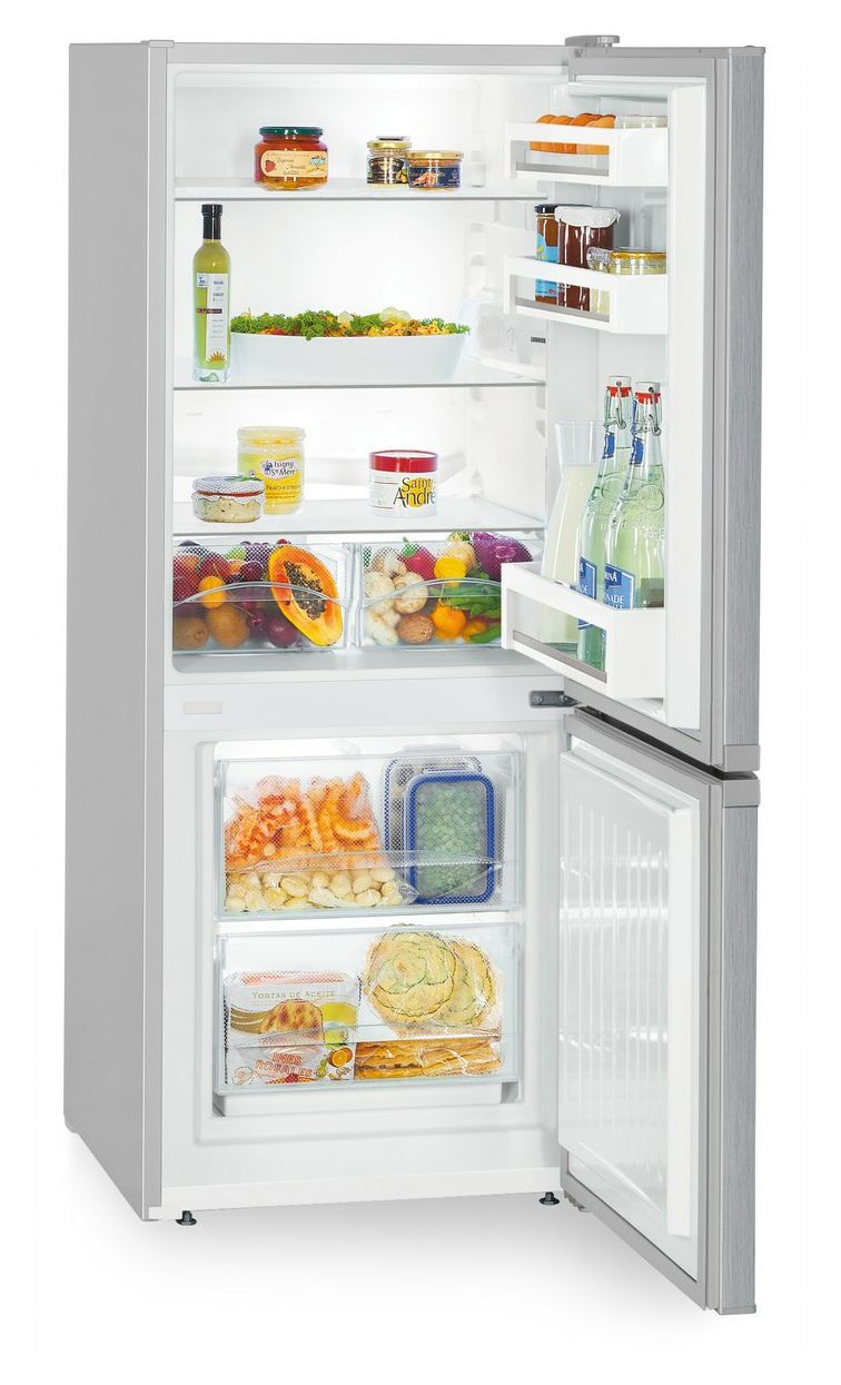 CUele2331-26 157 l / 54 l Kühl-Gefrierkombi freistehend 193 kWh Jahr  (Silber) 