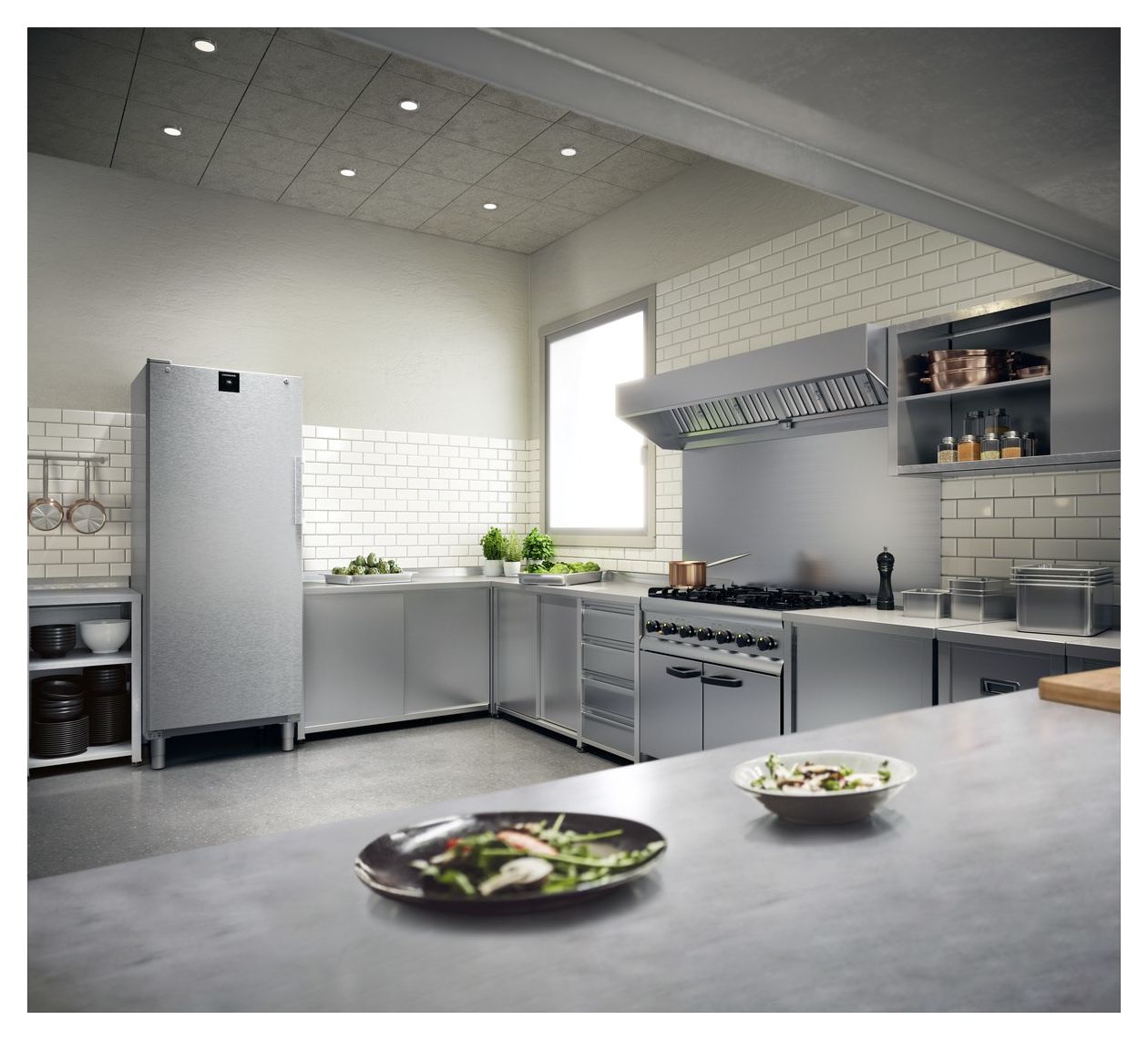 FRFCvg6501-20 479 l / Kühlschrank freistehend EEK: C 635 kWh Jahr  (Edelstahl) 