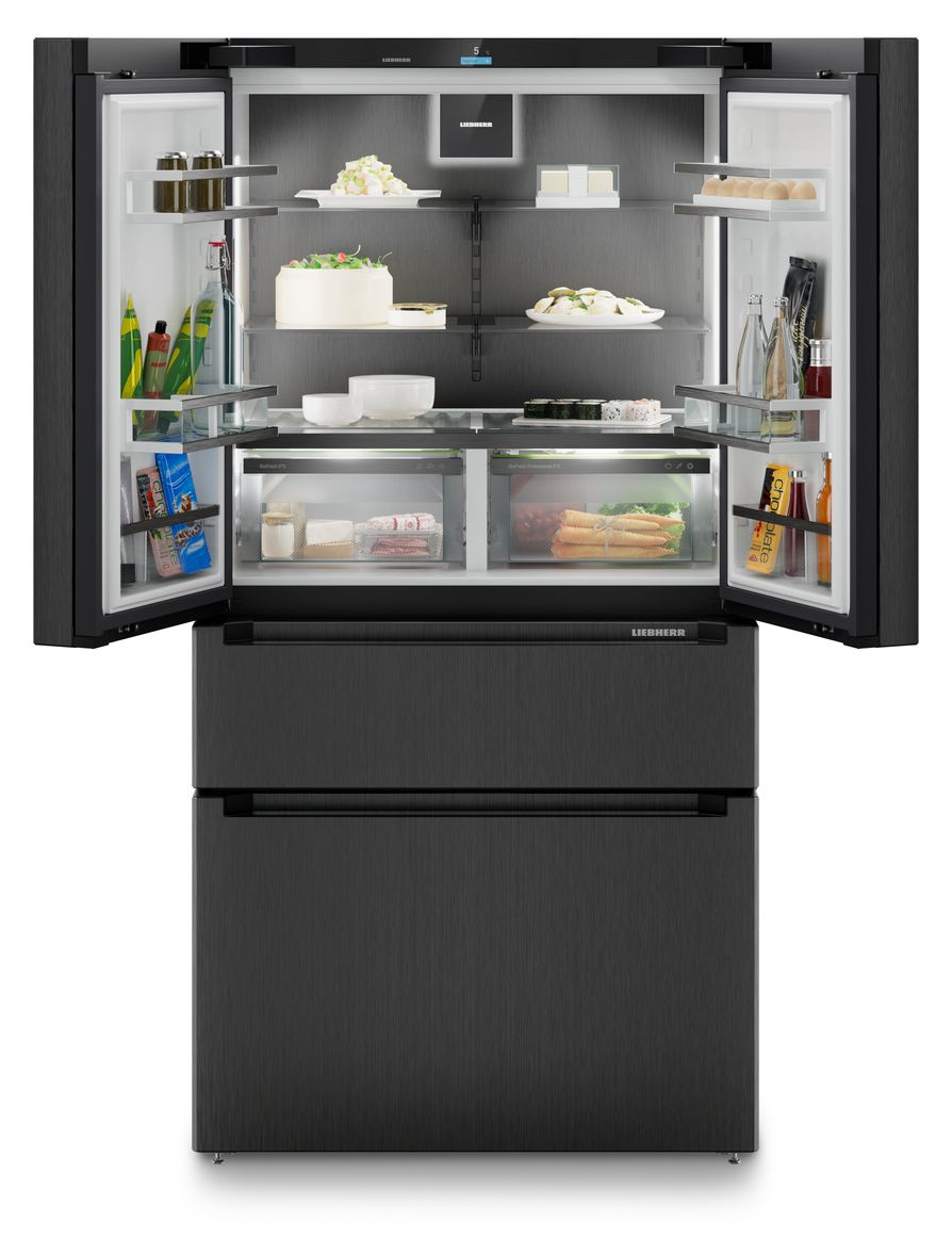 MBbsdi9556-20 Prime BioFresh Side-by-Side Kühl-/ Gefrierkombination French Door 356 l / 231 l 287 kWh NoFrost 1805 mm x 906 mm  (Schwarz) 
