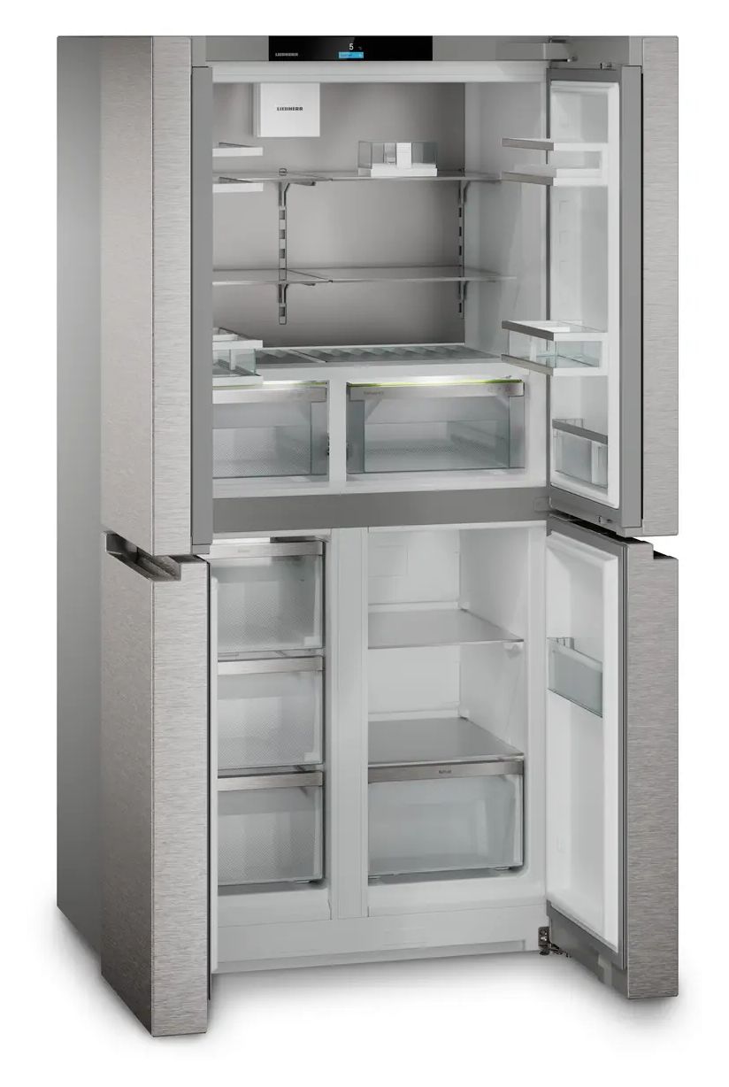 MBsddi9024-20 Plus BioFresh Side-by-Side Kühl-/ Gefrierkombination French Door 354 l / 219 l 287 kWh NoFrost 1805 mm x 906 mm  (Silber) 