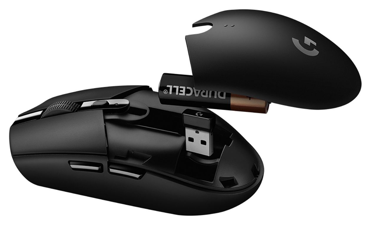 G305 12000 DPI Gaming Maus Optisch  (Schwarz) 