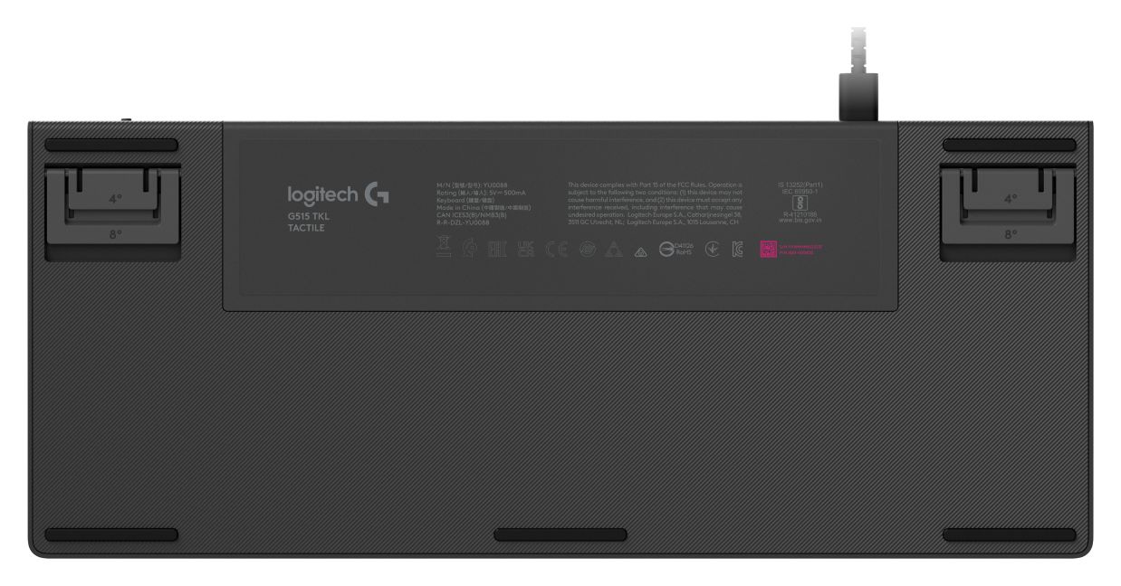 G515 TKL RGB-LED Gaming Tastatur USB  (Schwarz) 