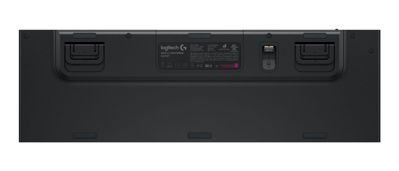 G915X Lightspeed LED Gaming Tastatur USB + RF Wireless + Bluetooth  (Schwarz) 