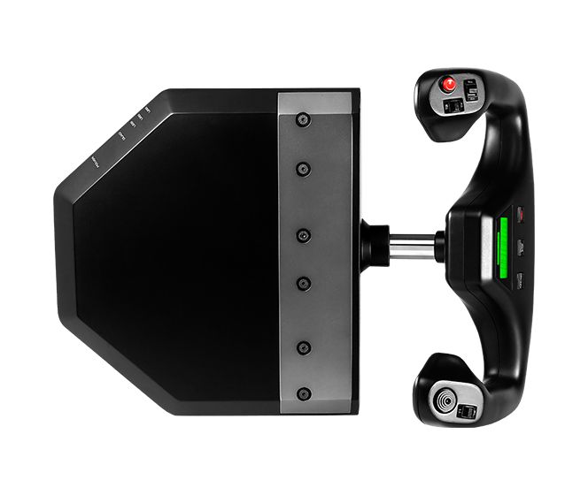 Pro Flight Yoke System Analog / Digital Flugsimulation für PC  (Schwarz) 