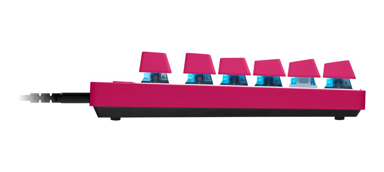 Pro X TKL Rapid LED Gaming Tastatur USB  (Pink) 