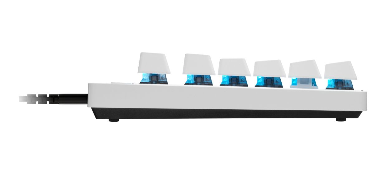 Pro X TKL Rapid LED Gaming Tastatur USB  (Weiß) 