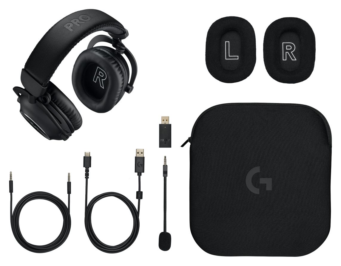 Pro X2 Over Ear Bluetooth Kopfhörer kabellos 50 h Laufzeit  (Schwarz) 