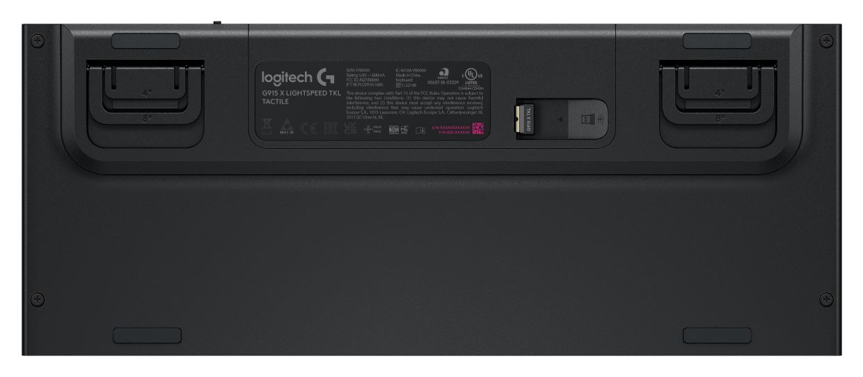 G915X Lightspeed LED Gaming Tastatur USB + RF Wireless + Bluetooth  (Schwarz) 