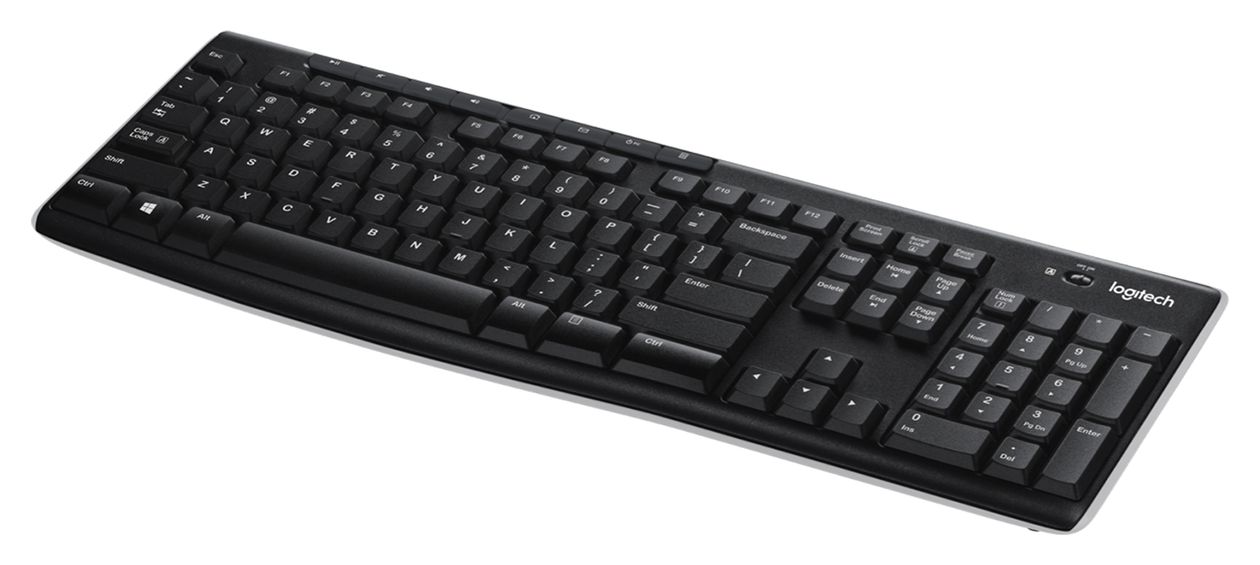 K270 Tastatur RF Wireless 2.4 GHz  (Schwarz) 