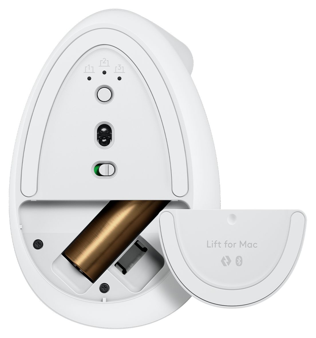 Lift for Mac 4000 DPI Büro Maus Optisch  (Weiß) 
