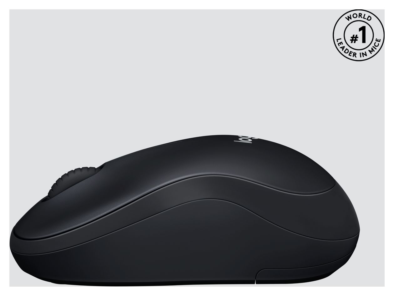 M220 1000 DPI Büro Maus Optisch  (Anthrazit) 