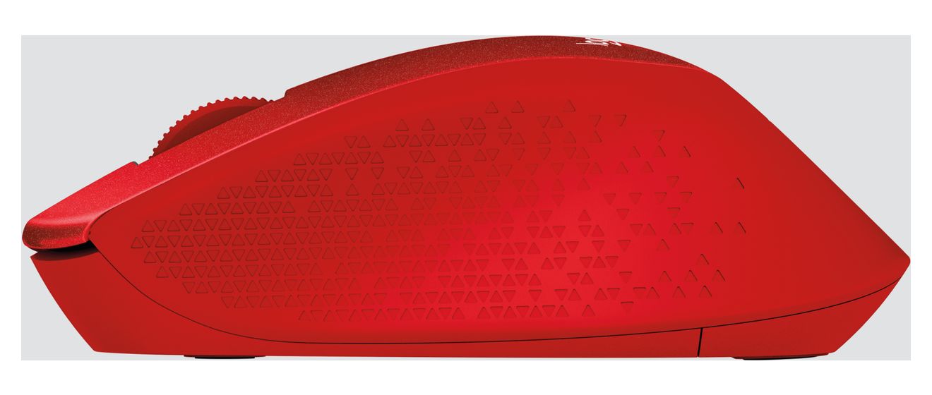 M330 Silent Plus 1000 DPI Büro Maus Mechanisch  (Rot) 