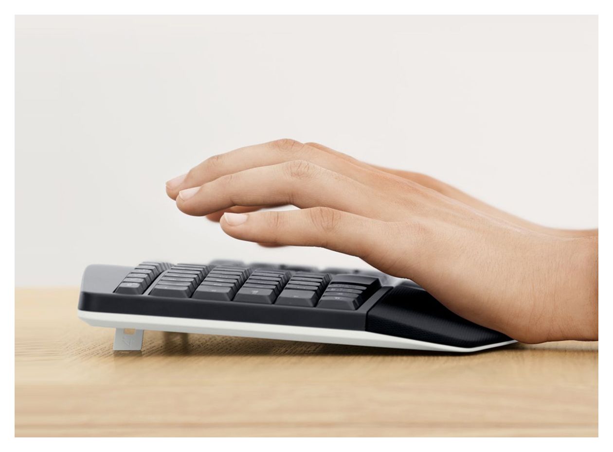 MK850 Universal Tastatur RF Wireless + Bluetooth 2.4 GHz  (Schwarz) 