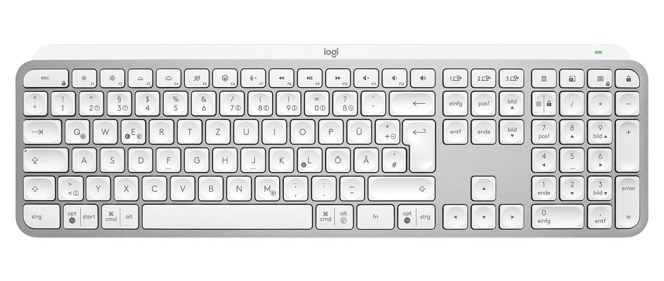 MX Keys S LED Universal Tastatur Bluetooth  (Grau) 