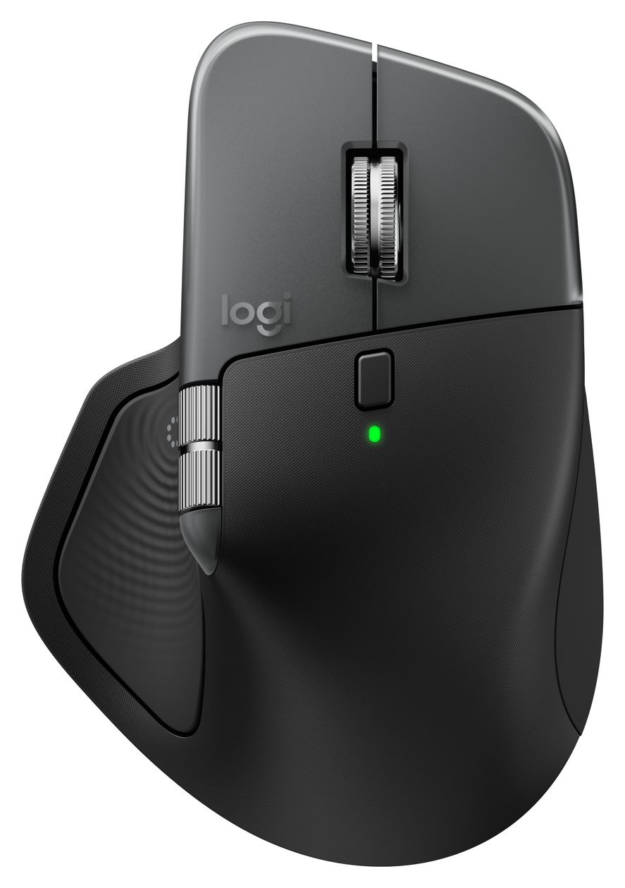 MX Master 4 for Mac 8000 DPI Büro Maus Laser  (Silber) 