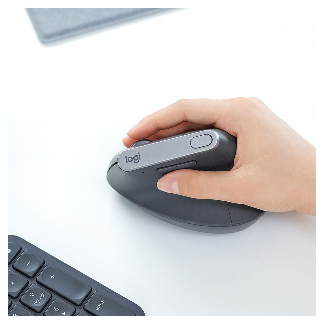 MX Vertical Advanced Ergonimic 4000 DPI Büro Maus Optisch  (Graphit) 