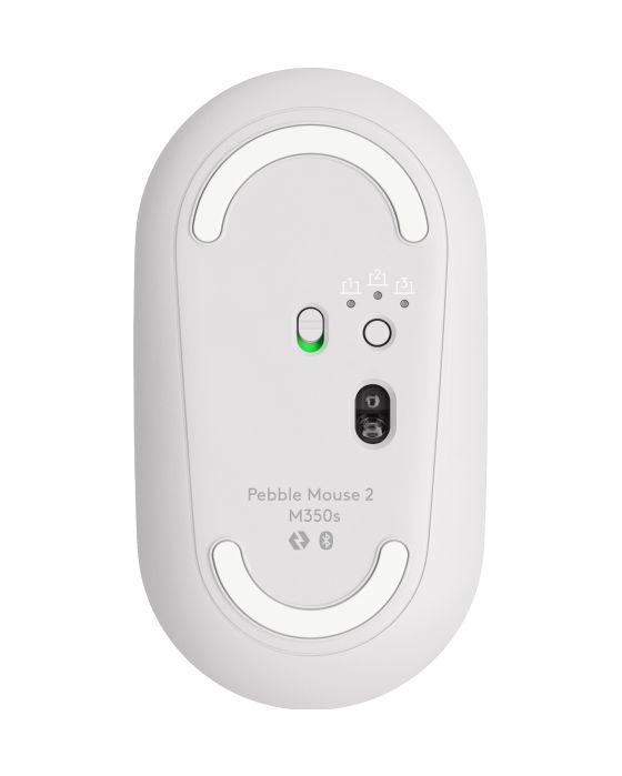 Pebble 2 Combo Universal Tastatur RF Wireless + Bluetooth  (Weiß) 