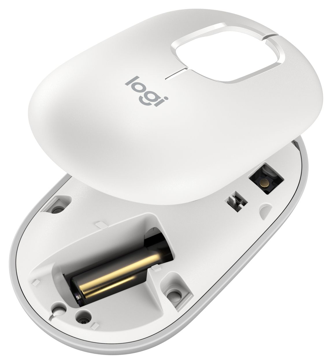 Pop 4000 DPI Universal Maus Optisch  (Weiß) 