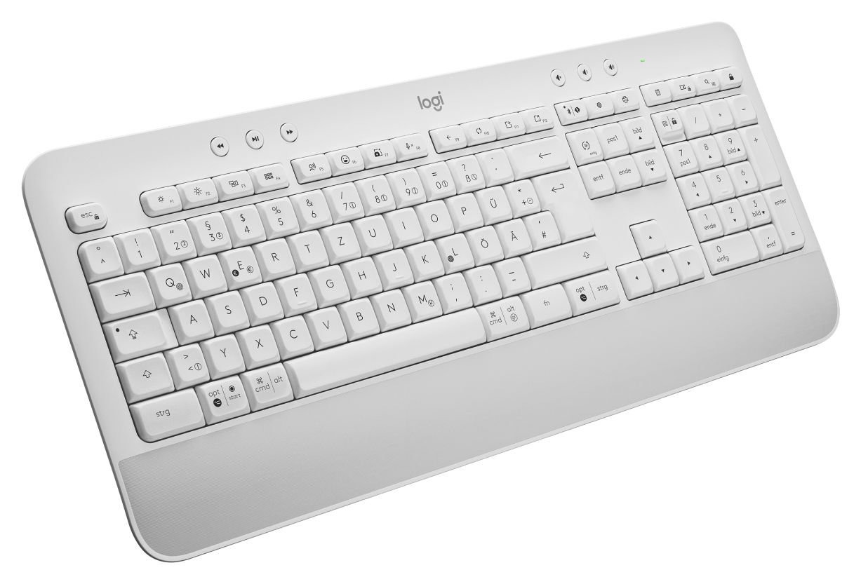Signature K650 Büro Tastatur Bluetooth  (Weiß) 