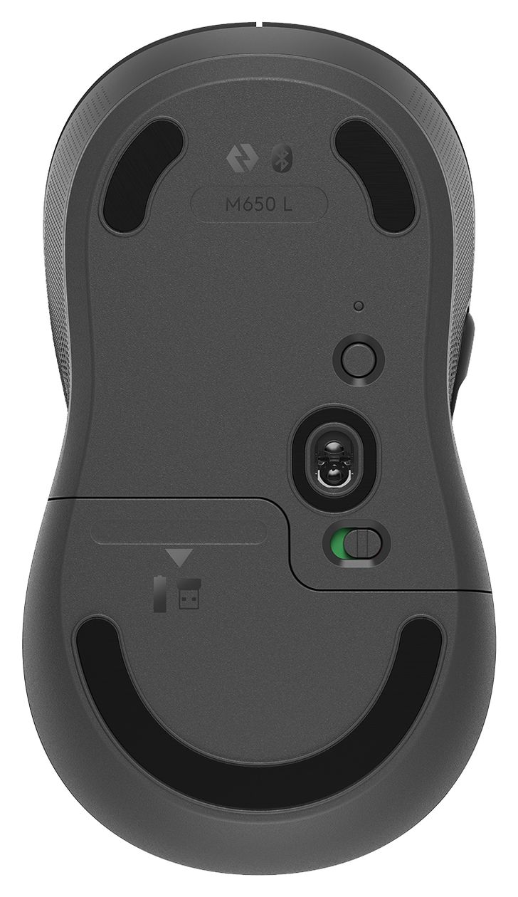 Signature M650 4000 DPI Büro Maus Optisch  (Graphit) 