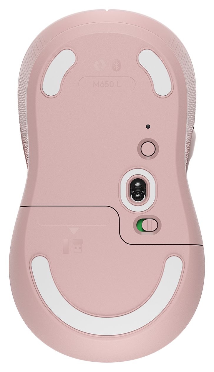 Signature M650 L 4000 DPI Büro Maus Optisch  (Pink) 