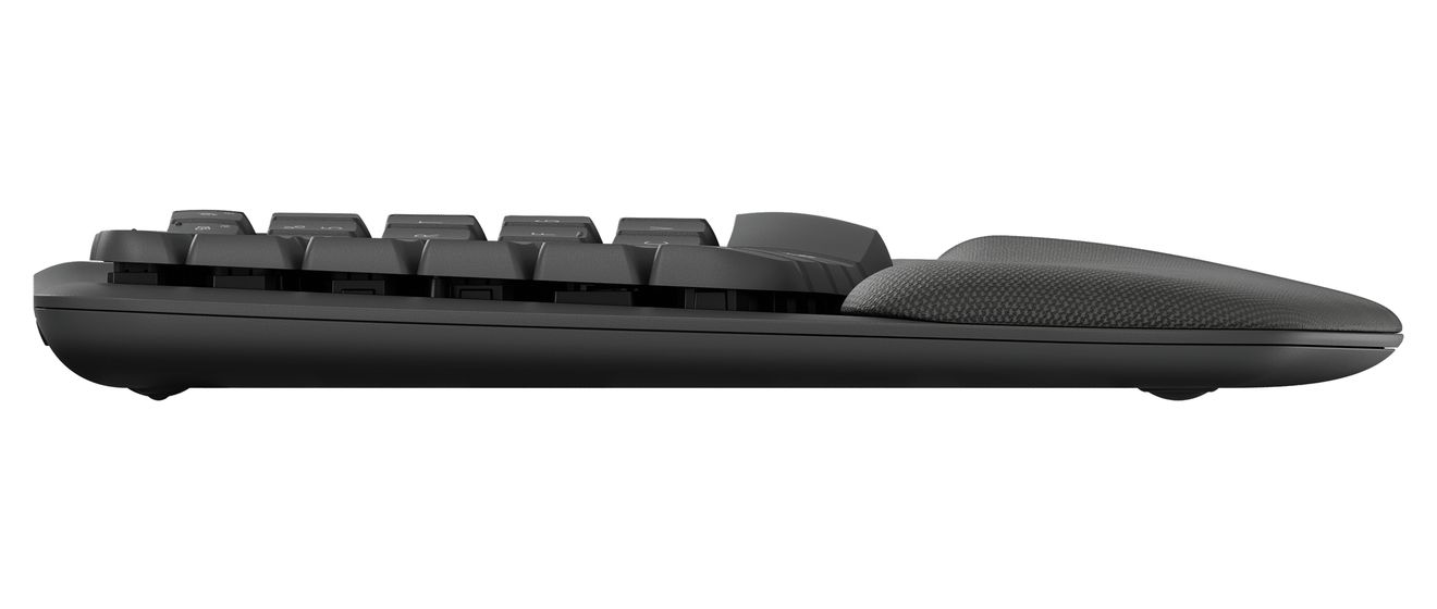 Wave Keys Büro Tastatur RF Wireless + Bluetooth 2.4 GHz  (Graphit) 