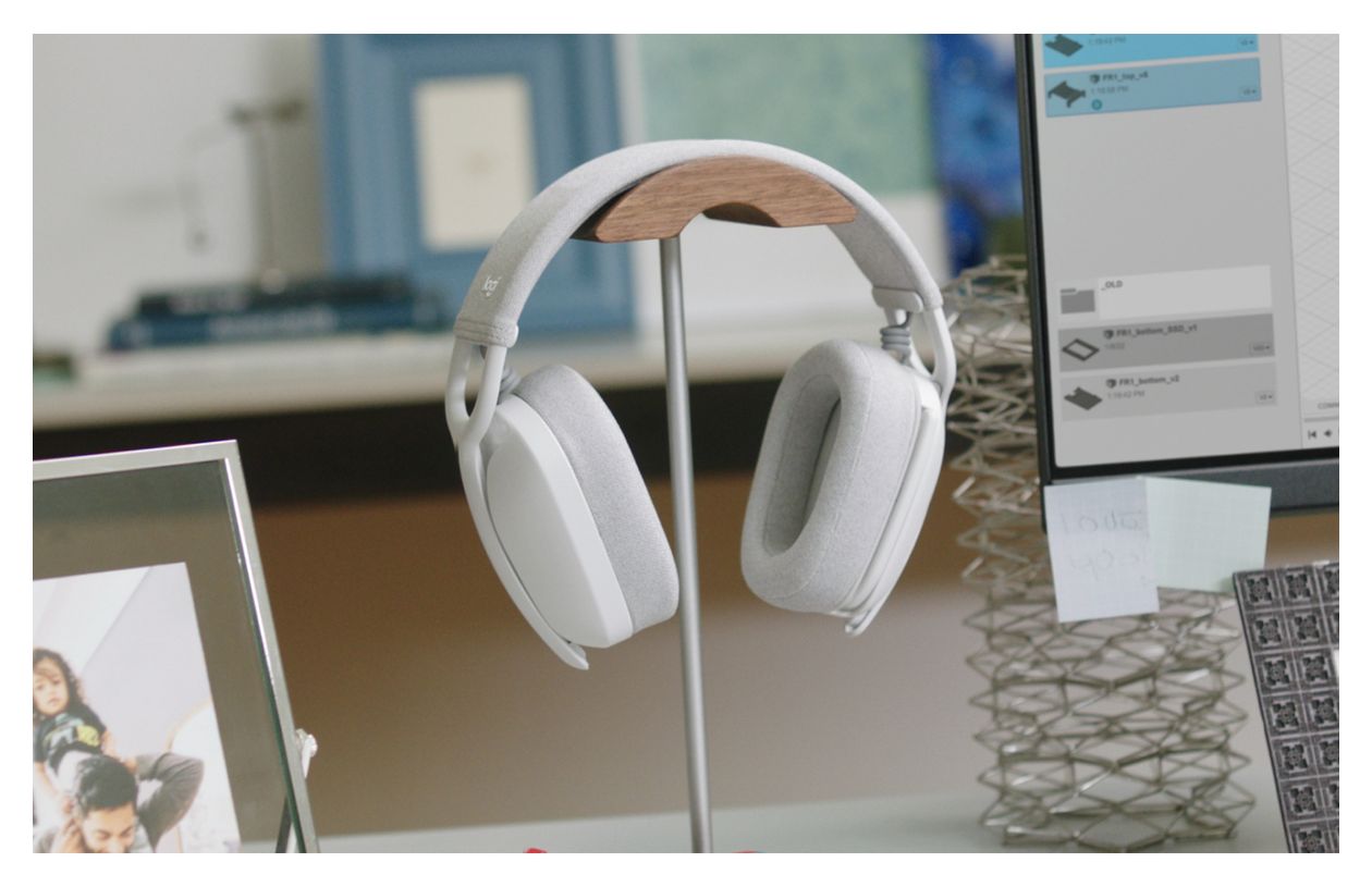 Zone Vibe 100 Over Ear Bluetooth Kopfhörer kabellos 20 h Laufzeit  (Weiß) 