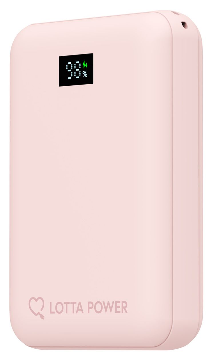 Mini 10000 mAh Powerbank USB Typ-C  (Rose) 