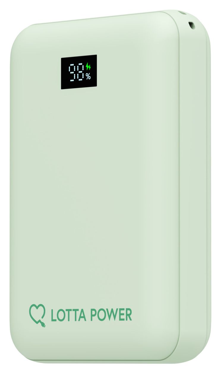 Mini 10000 mAh Powerbank USB Typ-C  (Mint) 
