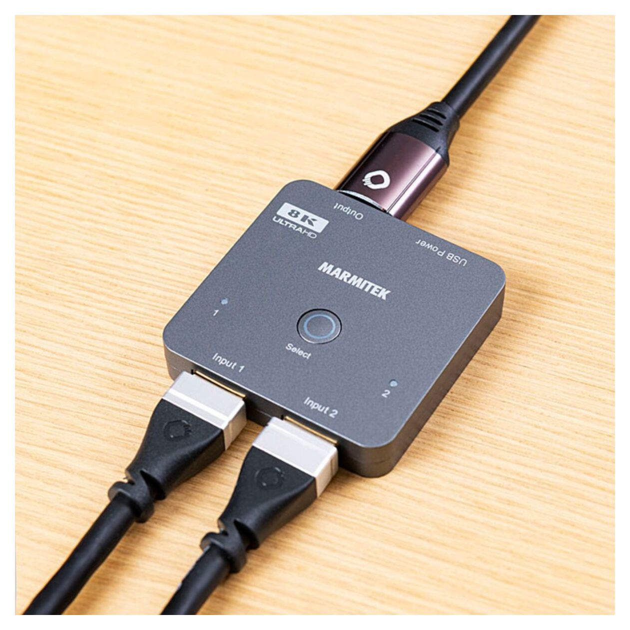 Connect 720 - HDMI Switch 8K 60Hz - 4K 120Hz - HDMI 2.1 - 2 Eingänge / 1 Ausgang 