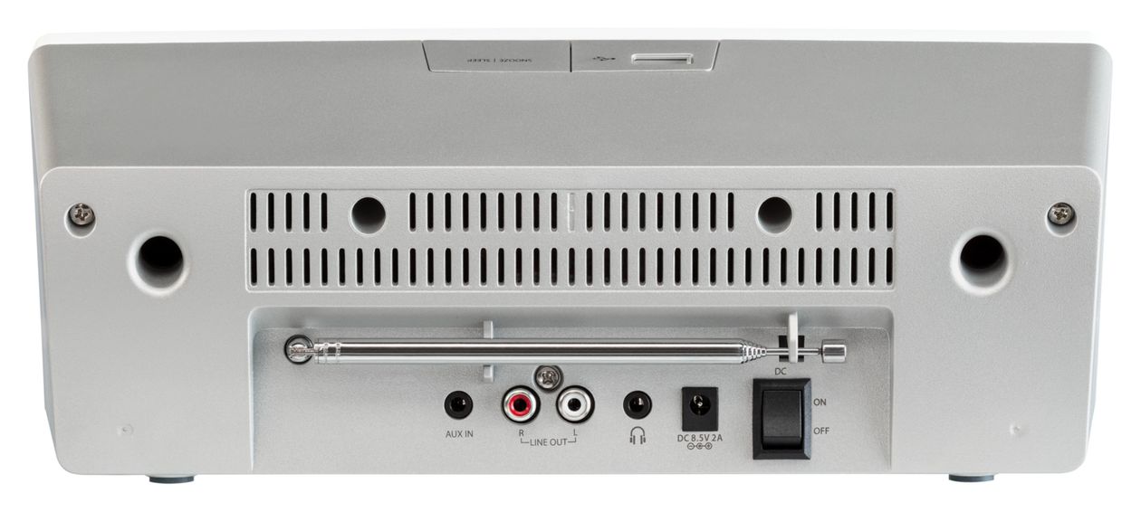 Life P85333 Bluetooth AM, DAB+, FM, MW Radio Internet  (Weiß) 