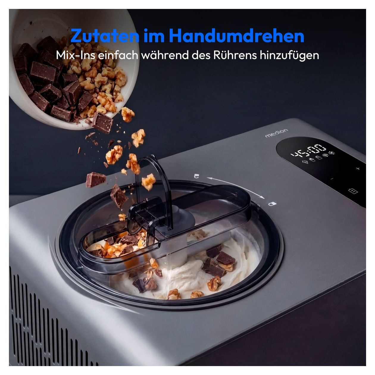 MD 100087 1,5 l Eismaschine 150 W 
