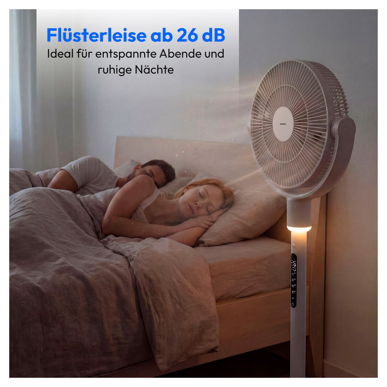 MD 100144 Ventilator Stand 55 dB  (Weiß) 
