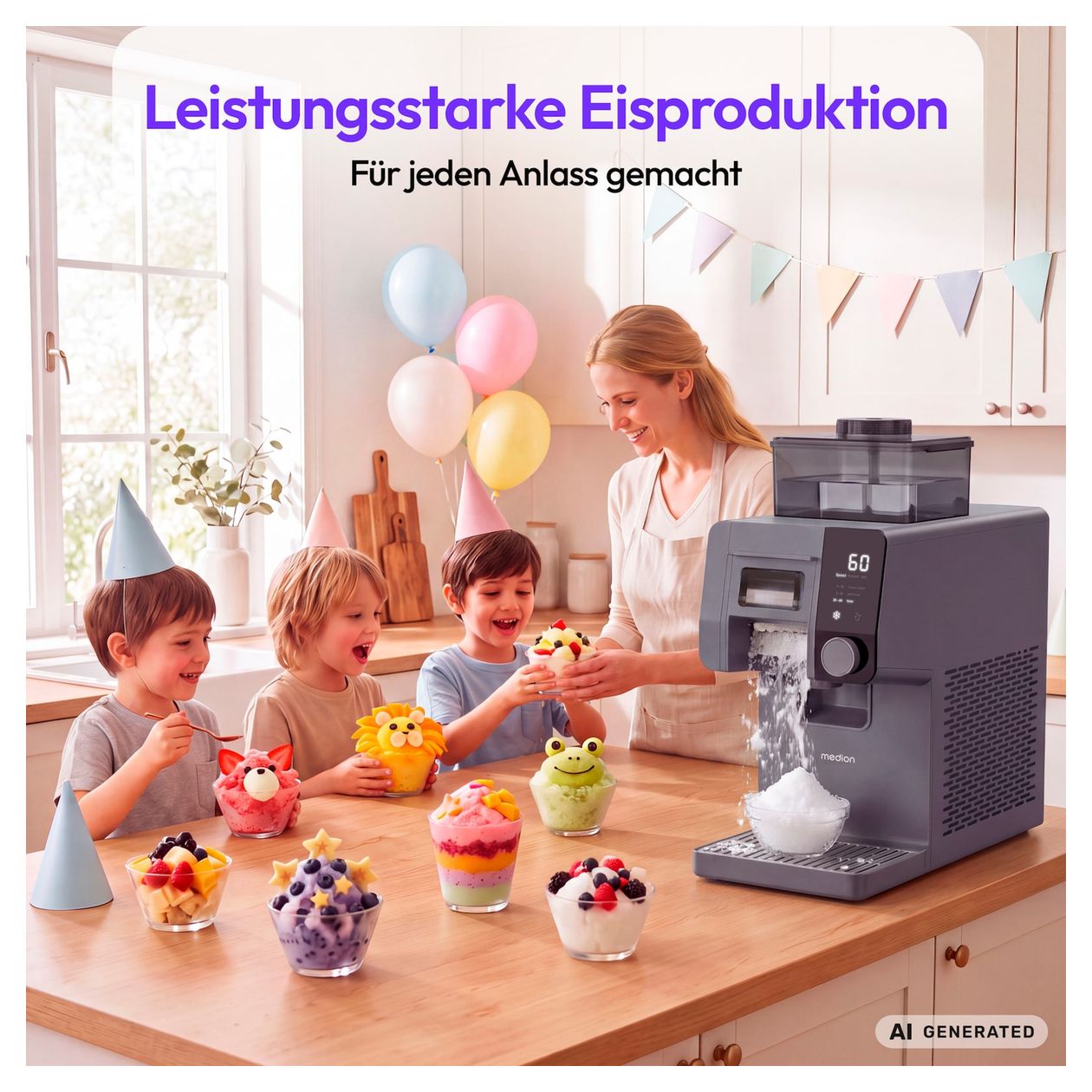 MD 100183 1,8 l Eismaschine 200 W 