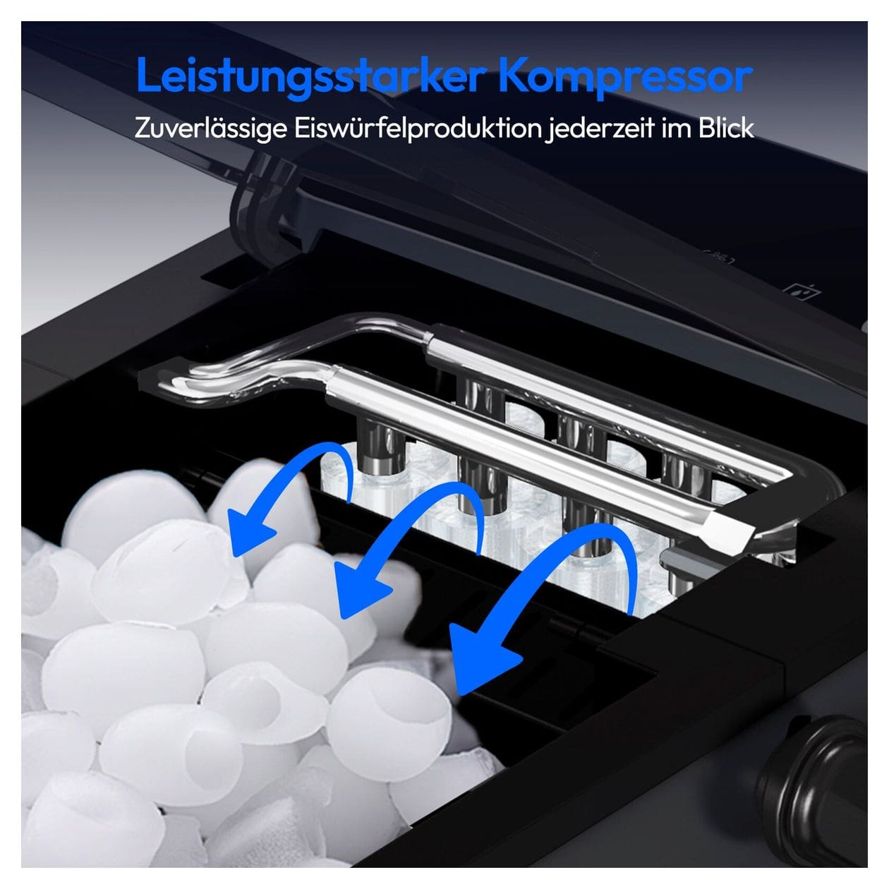 MD100117 EIswürfelbereiter Tragbarer Eiswürfelbereiter 