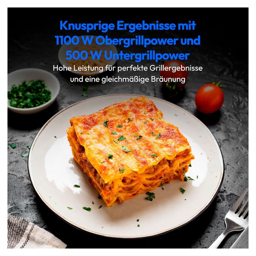 MD12041 Freistehende Mikrowelle 900 W Größe: mittel 10 Stufen Grill  (Schwarz) 
