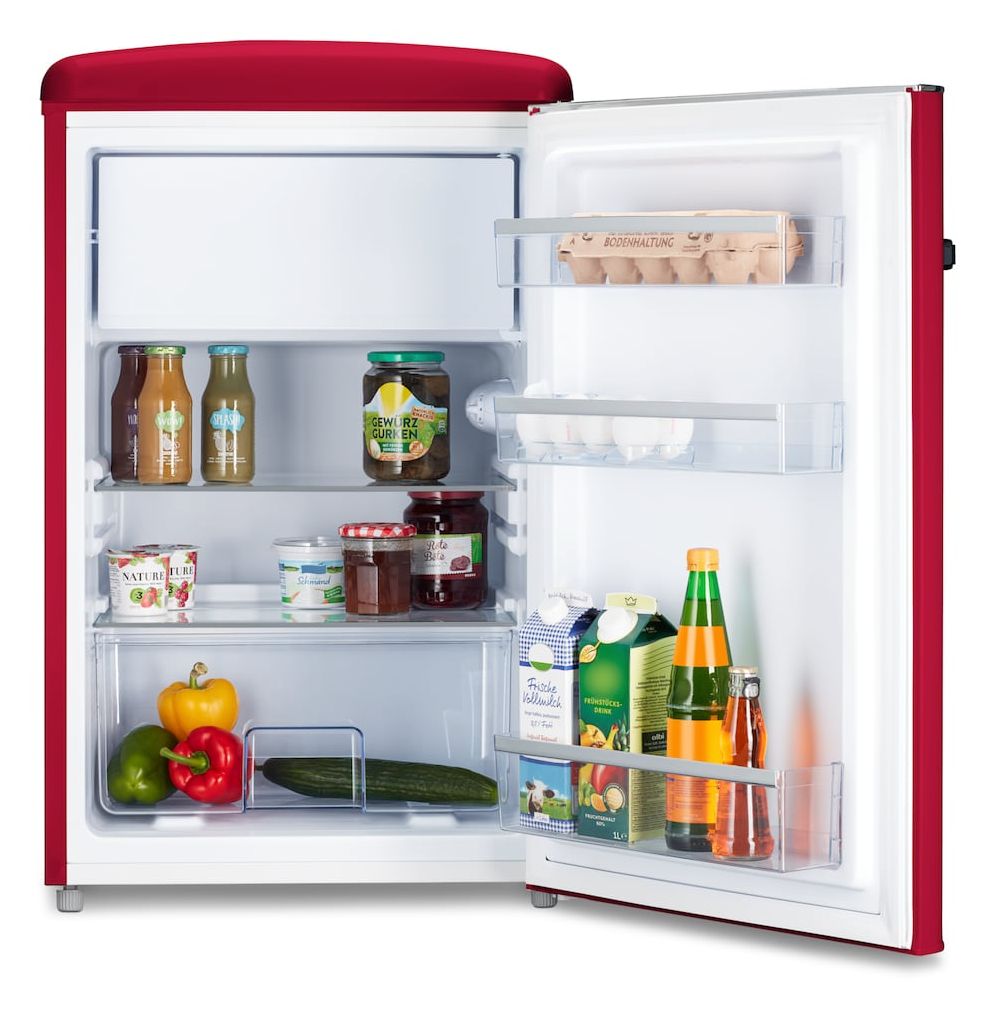 MD37790 108 l / 95 l Kühlschrank freistehend EEK: D 110 kWh Jahr  (Rot) 