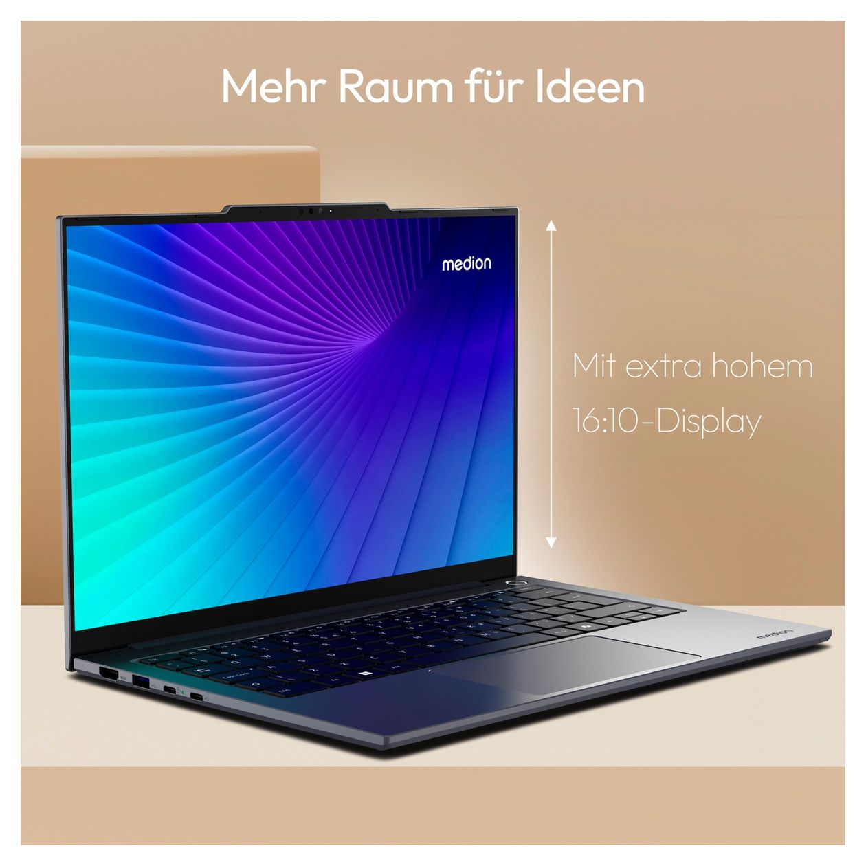 Signium 14S1 2K Ultra HD Notebook 35,6 cm (14 Zoll) 2880 x 1800 Pixel 16 GB Ram 512 GB SSD Windows 11 Home Intel Core 5 max. 5 GHz  (Schwarz) 