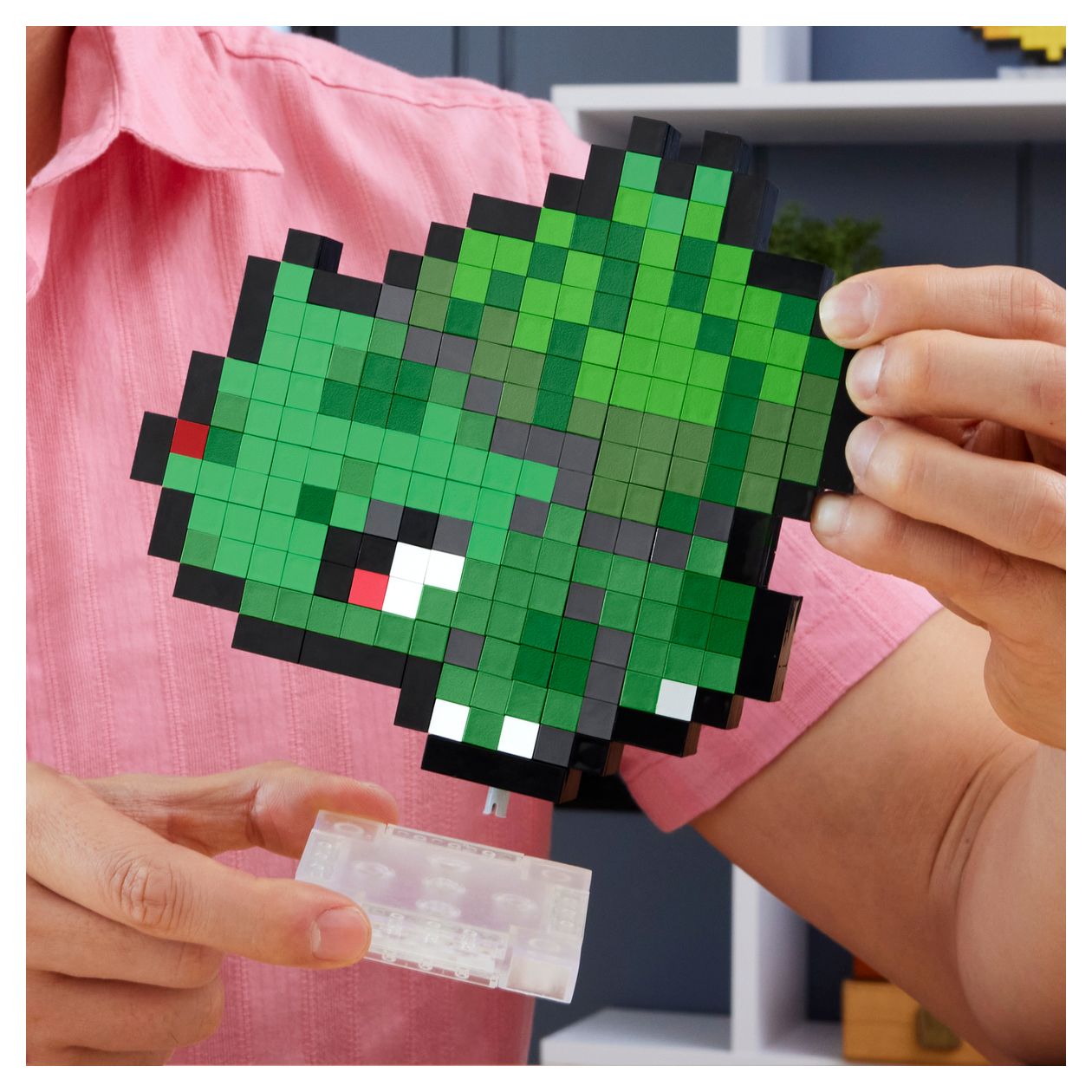 Pokemon Bisasam Pixel Art Bauset 