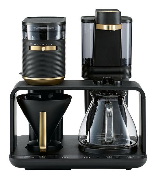 1024-04 Epos 8 Tassen Filterkaffeemaschine 1,0 l  (Schwarz, Gold) 