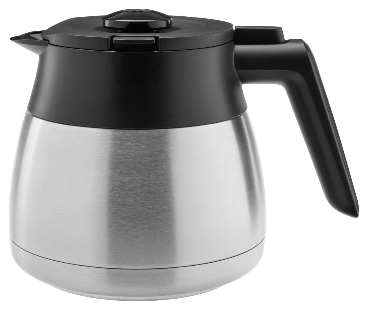Aromafresh Therm Pro 8 Tassen Thermo Filterkaffeemaschine 1,2 l  (Schwarz) 