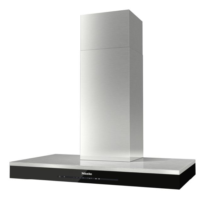 DA6698W Puristic Edition 6000 Abluft/Umluft Dunstabzugshaube/Esse Wand 90 cm (Schwarz, Edelstahl) 