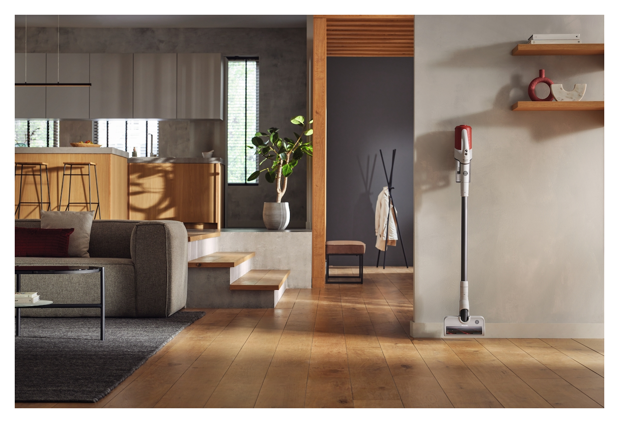 Duoflex HX1 FC Bayern Edition Handstaubsauger Beutellos bis 55 min Laufzeit Micro  (Grau, Rot, Weiß) 