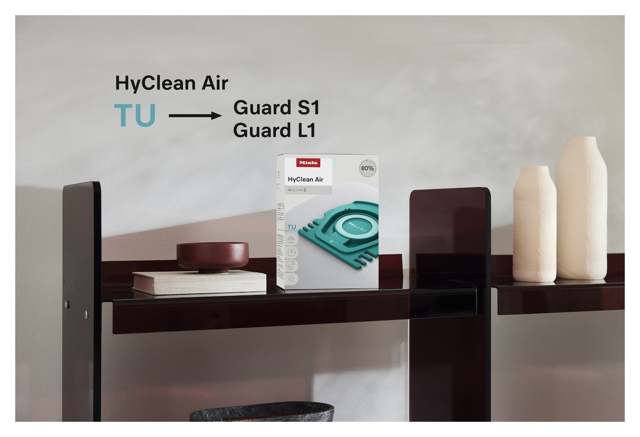 Guard S1 Performance Bodenstaubsauger mit Staubbeutel 800 W Miele AirClean  (Weiß) 