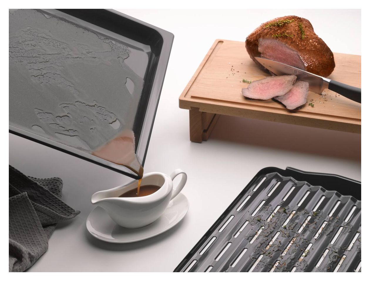 HGBB 71 Grill-/Bratblech für HUBB mit PerfectClean Veredelung 