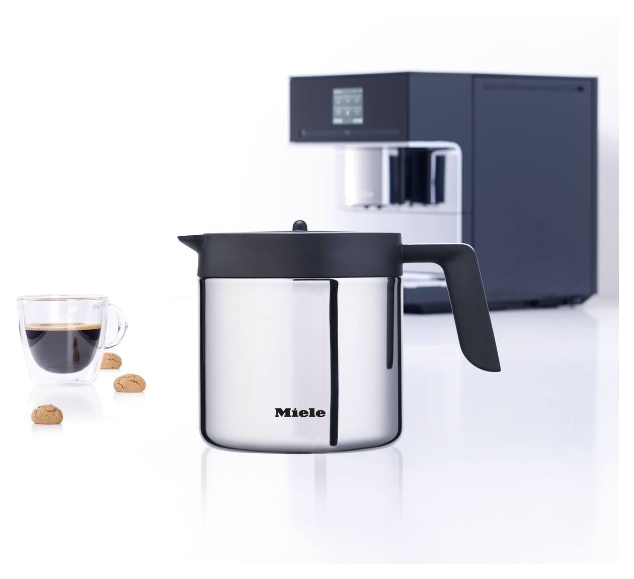 Isolierkanne CJ Jug 1,0l  Karaffe  (Schwarz, Silber) 