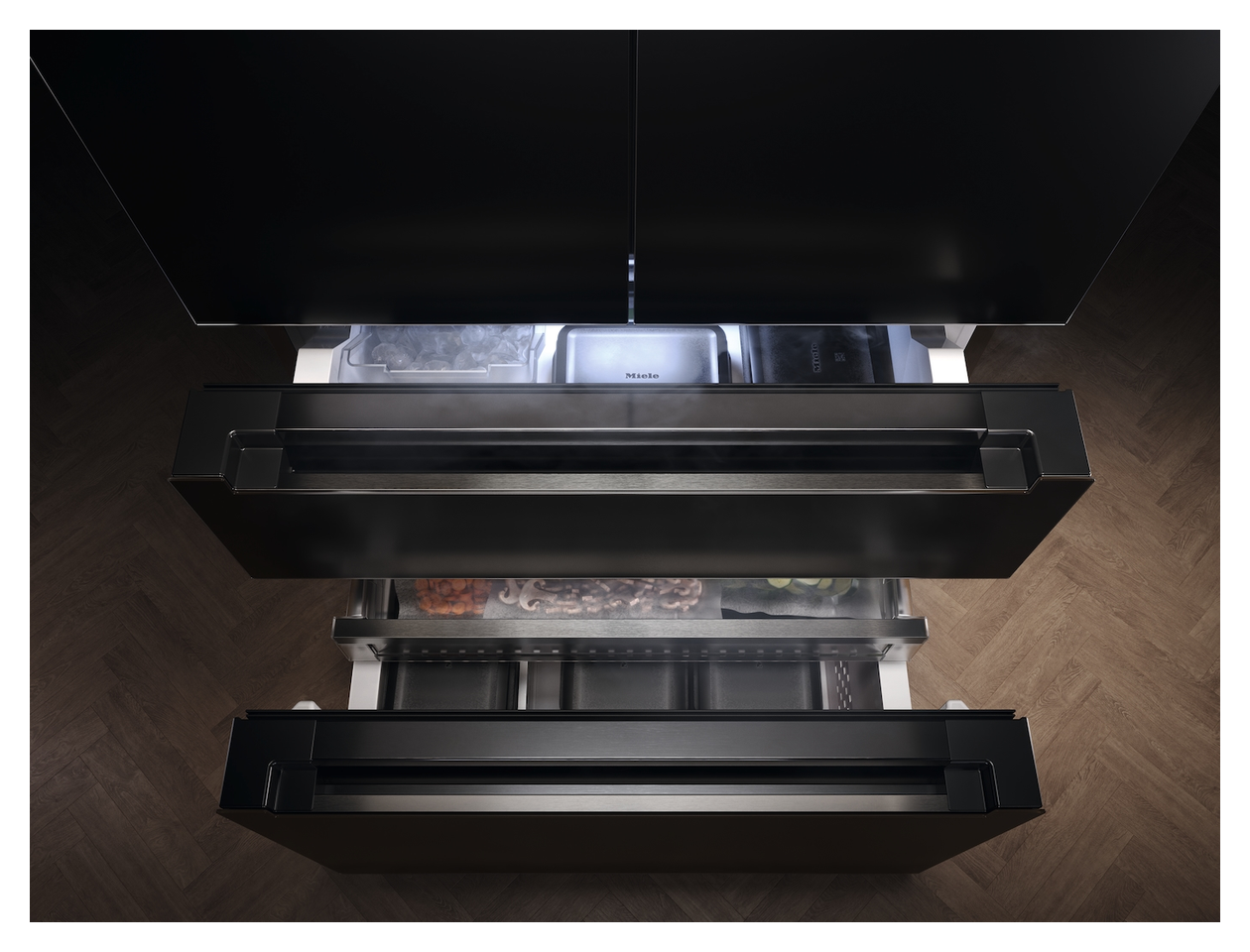 KFFD6867 Side-by-Side Kühl-/ Gefrierkombination French Door 356 l / 231 l 286,89 kWh NoFrost 1805 mm x 906 mm  (Schwarz) 