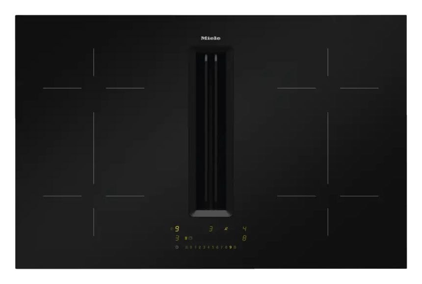 KMDA 7473-1 FL Silence MattFinish 80 cm Induktionskochfeld 4 Kochzonen mit integriertem Dunstabzug 