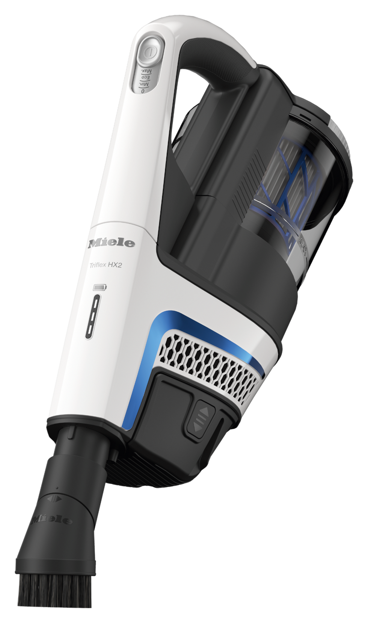 Triflex HX2 Blue Pulse Handstaubsauger Beutellos bis 60 min Laufzeit 25,2 V Hygienefilter  (Blau, Weiß) 