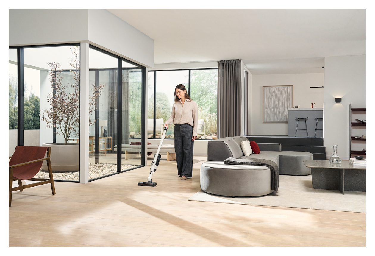 Triflex HX3 Handstaubsauger Beutellos bis 70 min Laufzeit 25,2 V HEPA  (Weiß) 